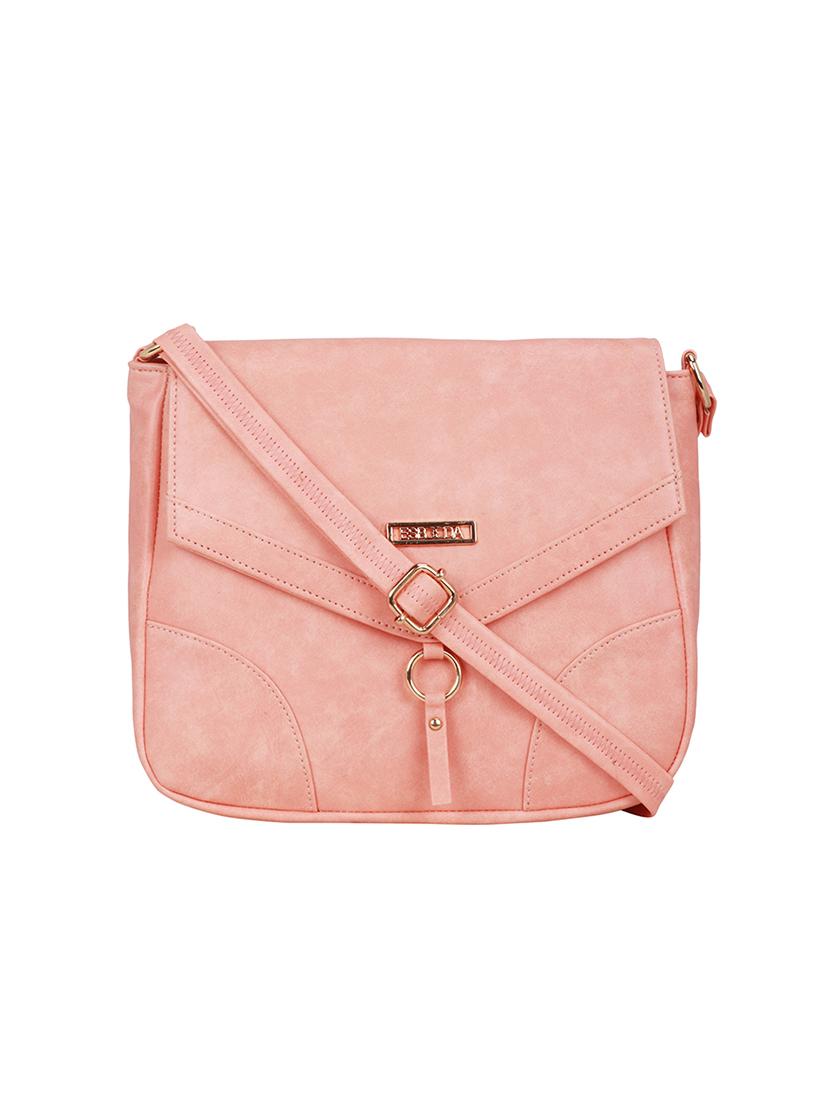pink solid regular sling bag - 18393698 - Zoom Image - 0