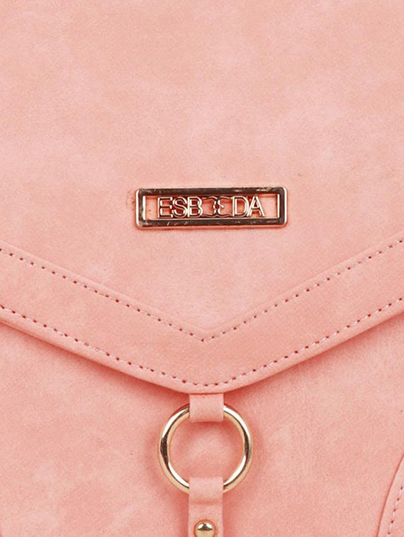 pink solid regular sling bag - 18393698 - Standard Image - 3