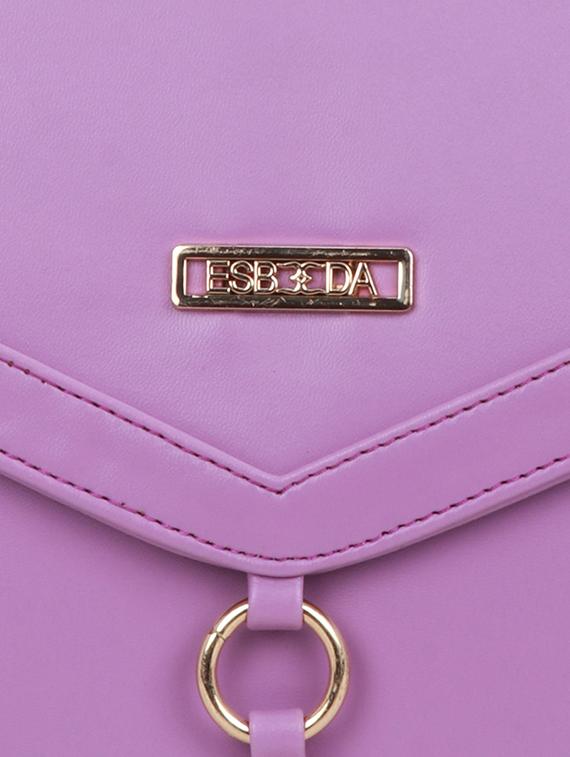 purple leatherette (pu) sling bag - 18393701 - Standard Image - 3