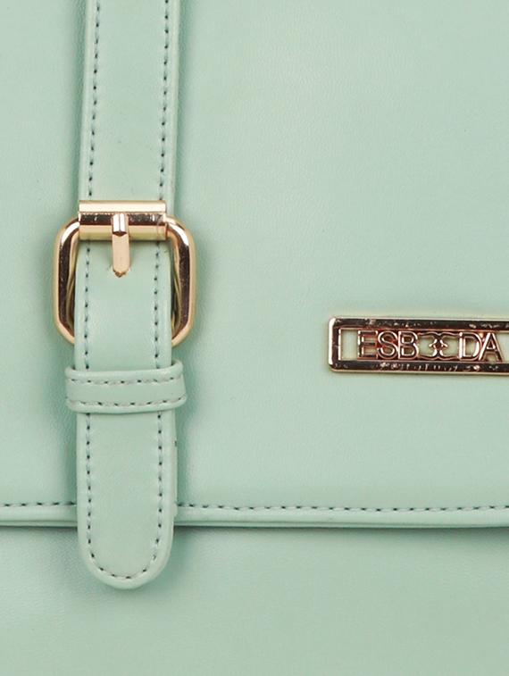 green solid regular sling bag - 18393706 - Standard Image - 3