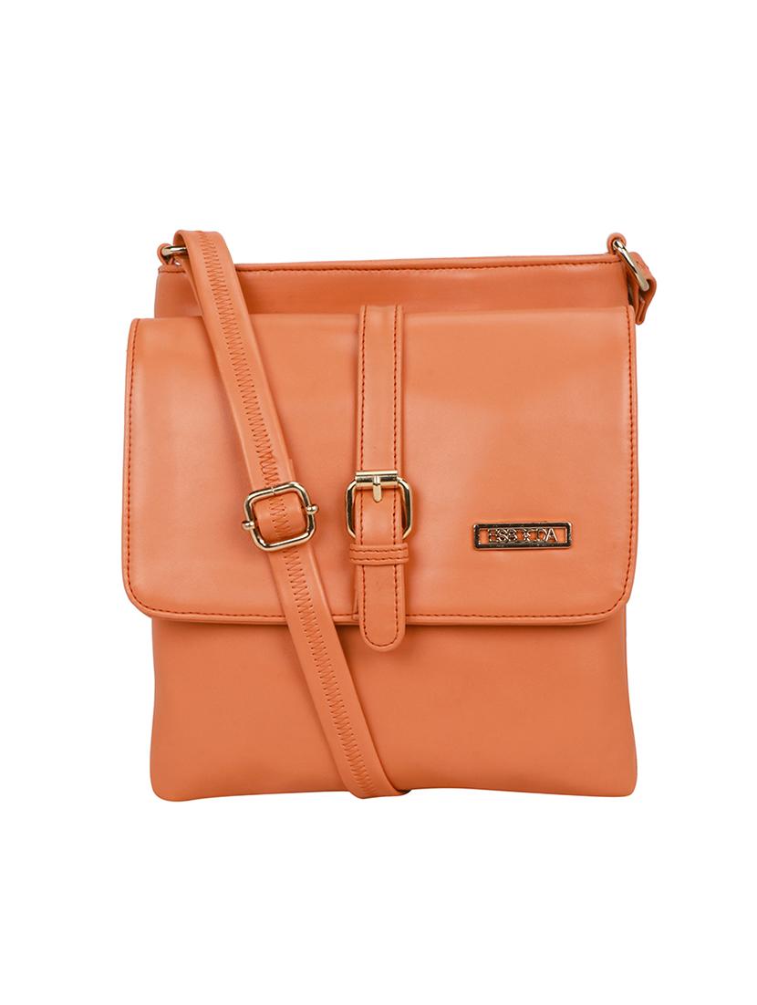 orange solid regular sling bag - 18393707 - Zoom Image - 0