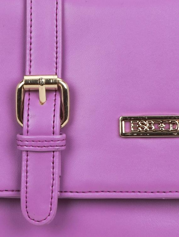 purple solid regular sling bag - 18393714 - Standard Image - 3