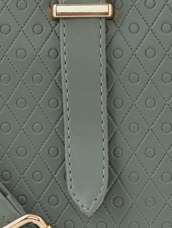 olive textured regular sling bag - 18393722 - Standard Image - 3