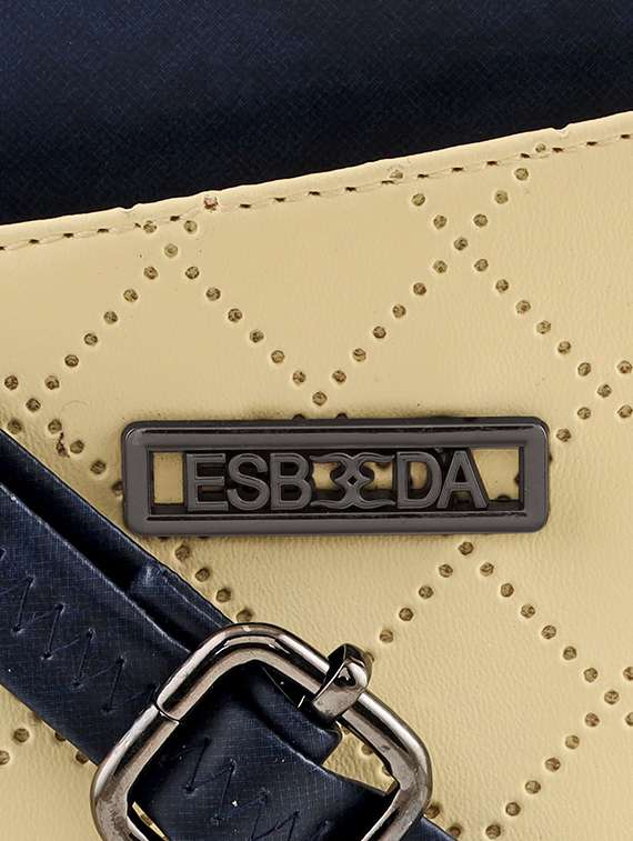 yellow textured regular sling bag - 18393737 -  Standard Image - 3