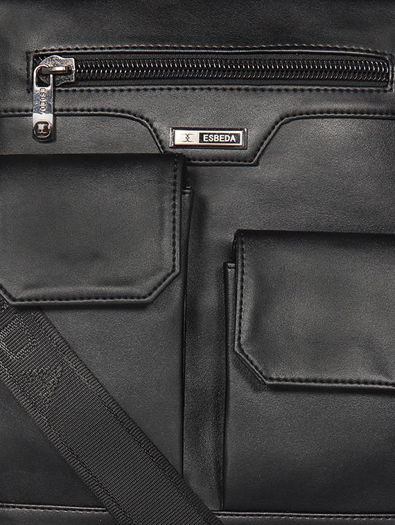 black solid regular sling bag - 18393744 - Standard Image - 3
