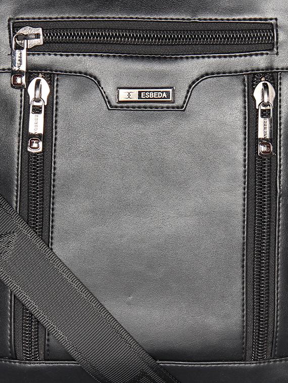 black solid regular sling bag - 18393749 - Standard Image - 3