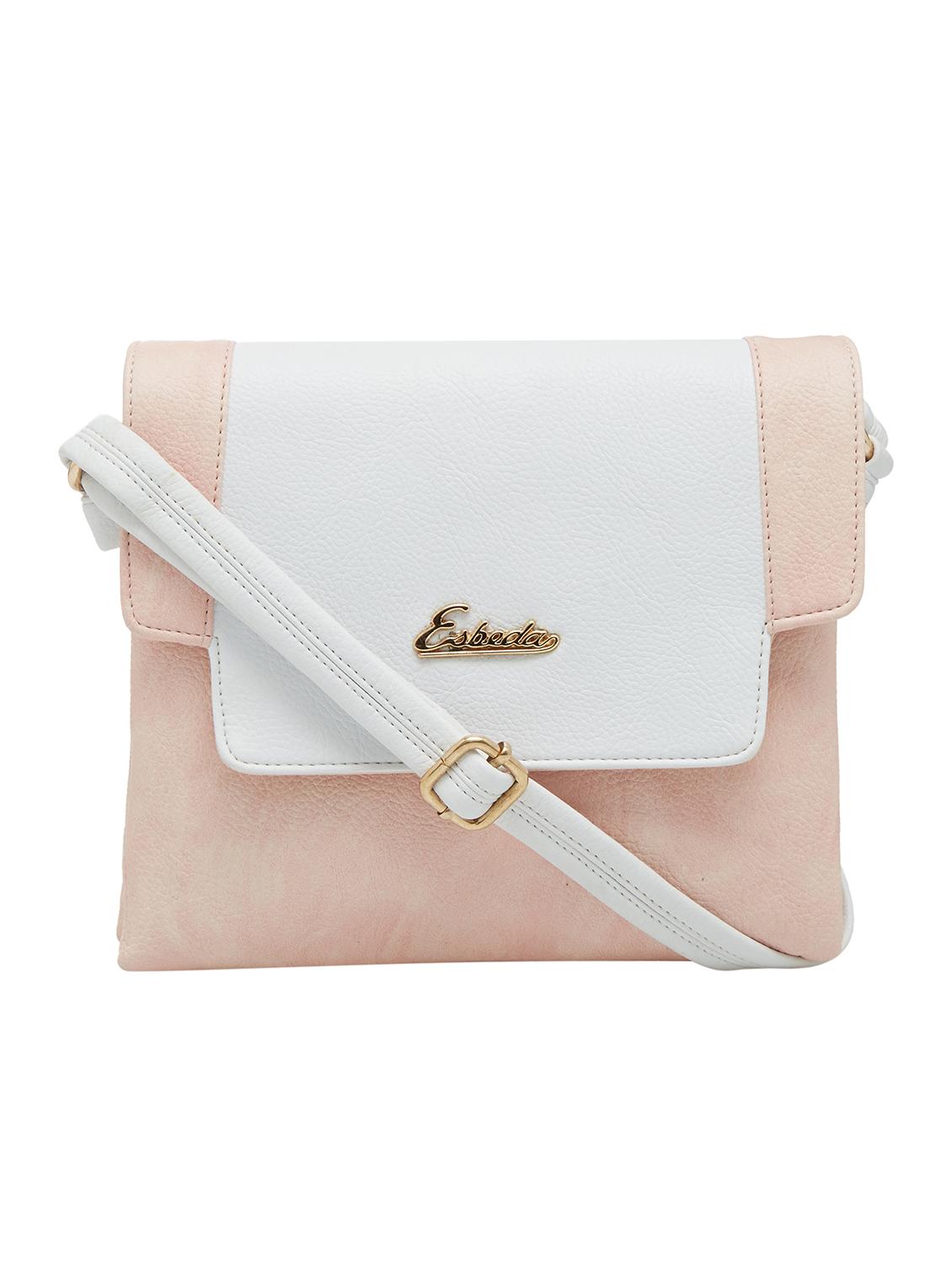pink color block regular sling bag - 18393759 - Zoom Image - 0