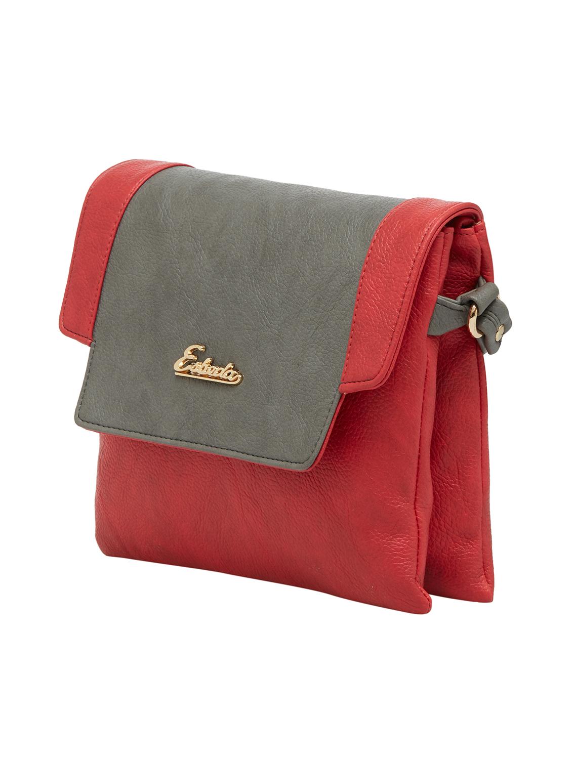 red color block regular sling bag - 18393761 - Standard Image - 3