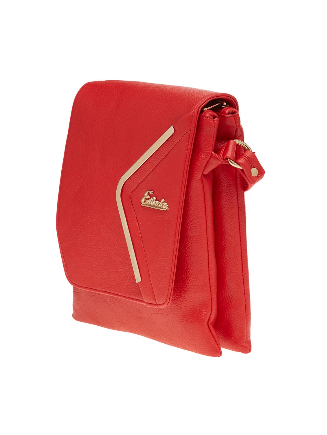 red solid regular sling bag - 18393774 - Standard Image - 3