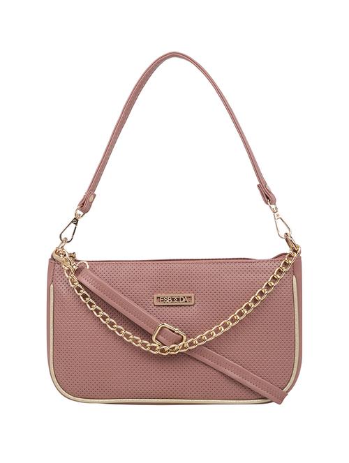 orange textured regular sling bag - 18393808 - Standard Image - 0