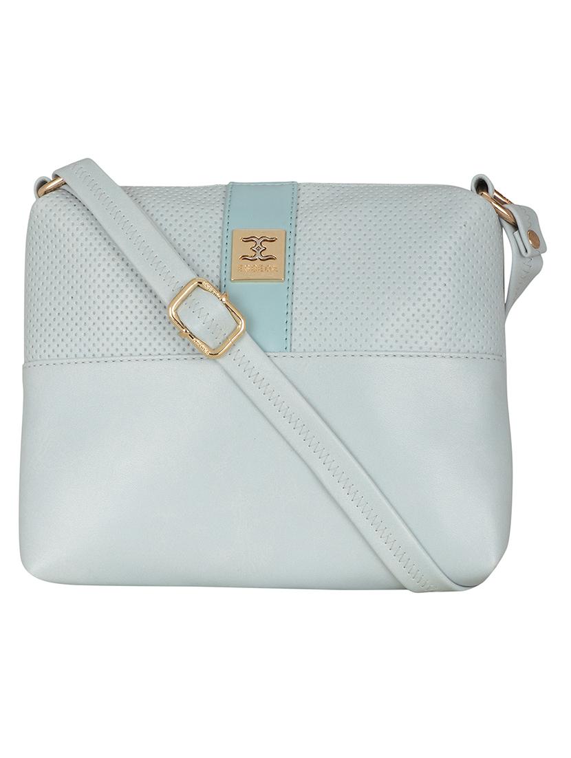 grey solid regular sling bag - 18393824 -  Zoom Image - 0