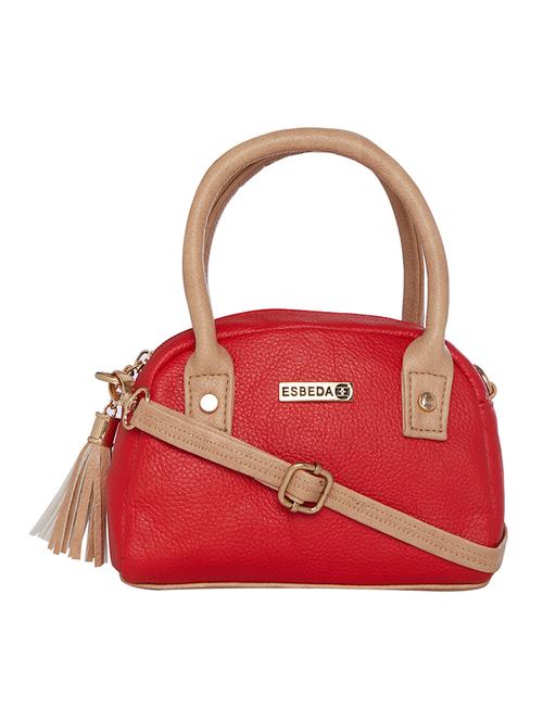 red solid regular sling bag - 18393832 - Standard Image - 0