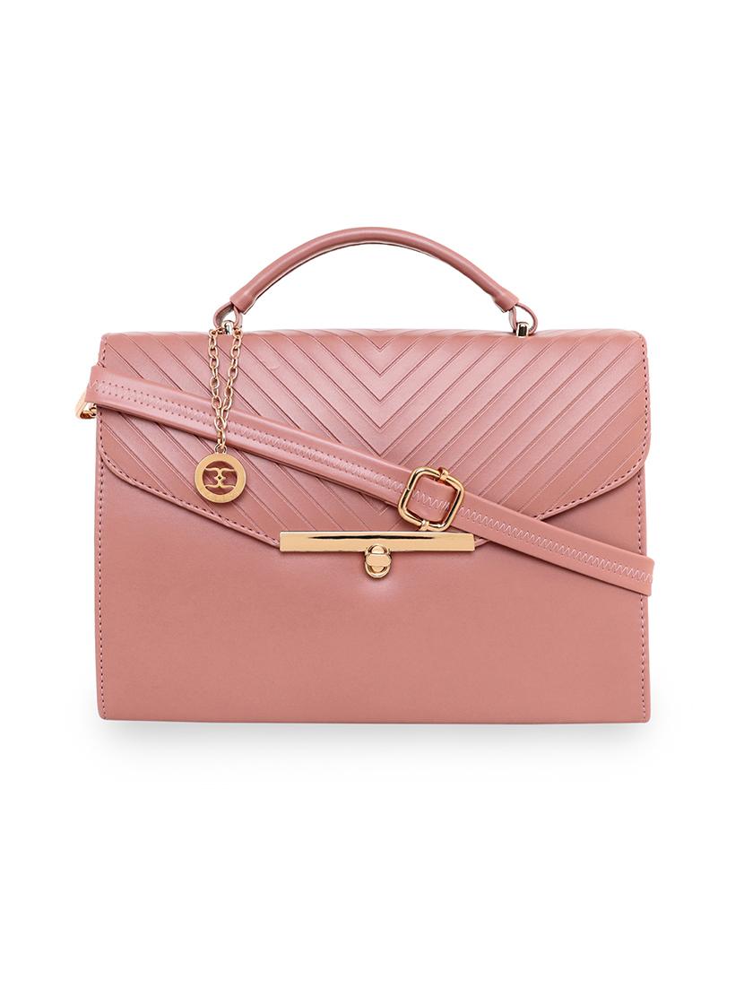 orange solid regular sling bag - 18393835 - Zoom Image - 0