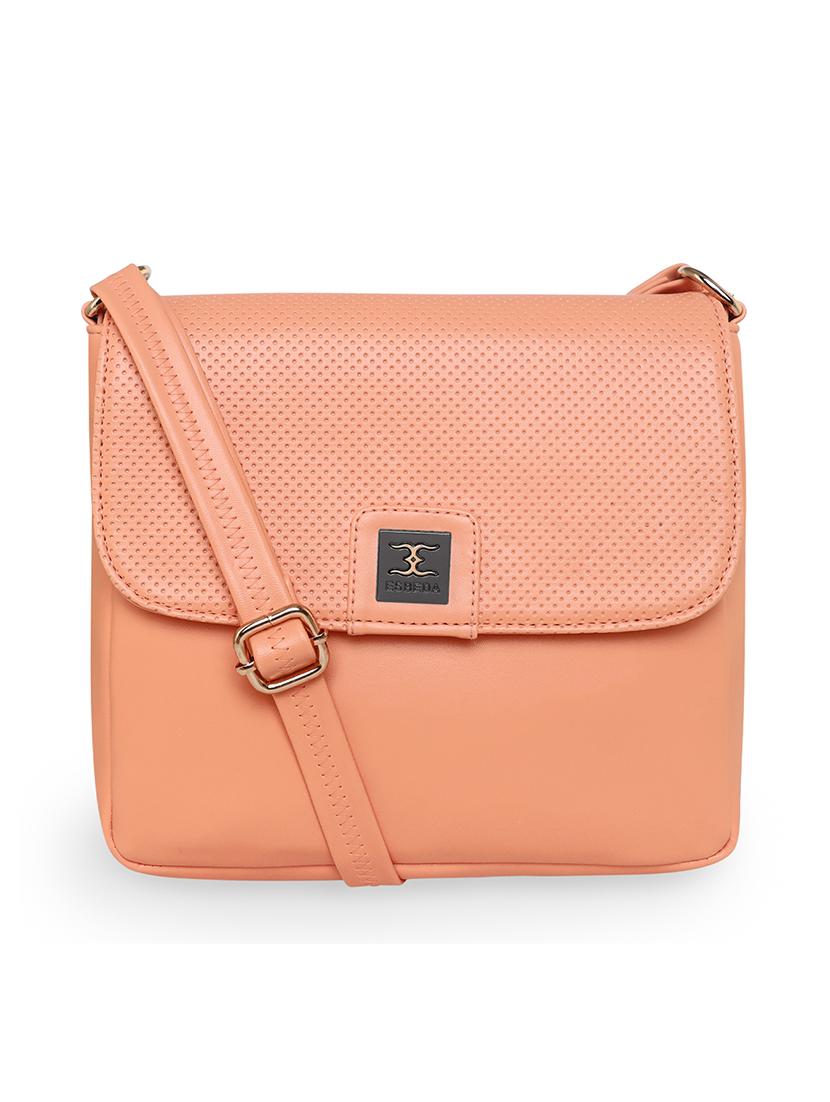 orange solid regular sling bag - 18393843 - Zoom Image - 0