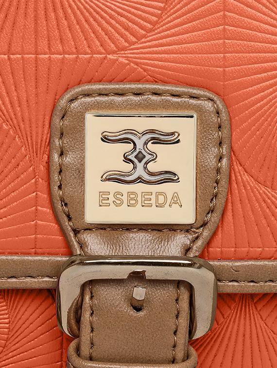 orange textured regular sling bag - 18393862 - Standard Image - 3
