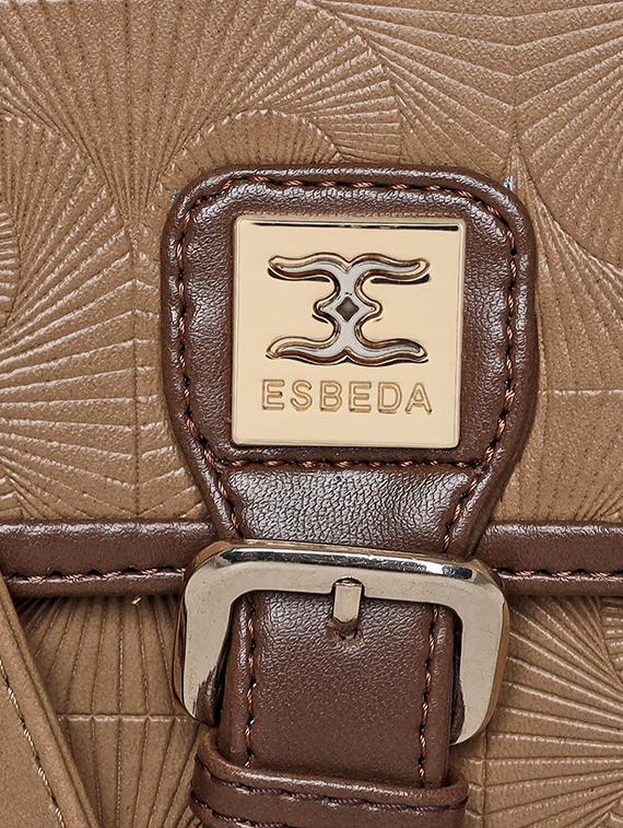 beige textured regular sling bag - 18393867 - Standard Image - 3