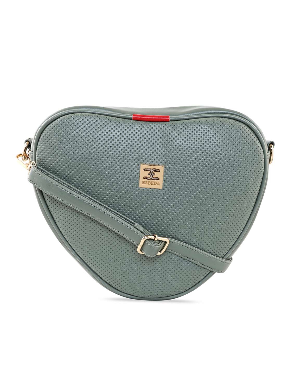 olive textured regular sling bag - 18393885 - Zoom Image - 0