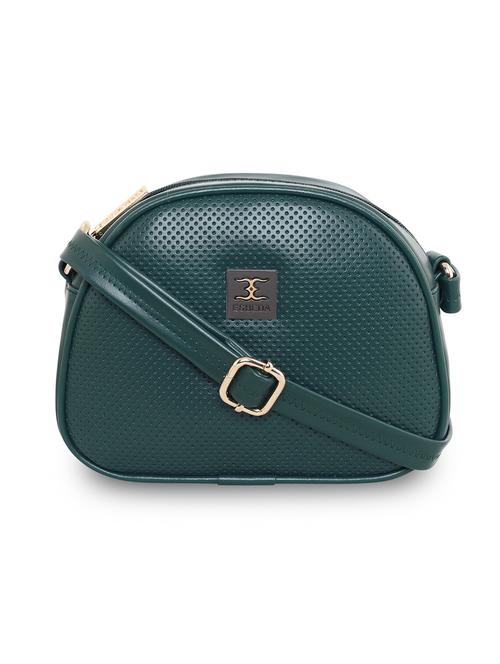 green textured regular sling bag - 18393911 -  Standard Image - 0