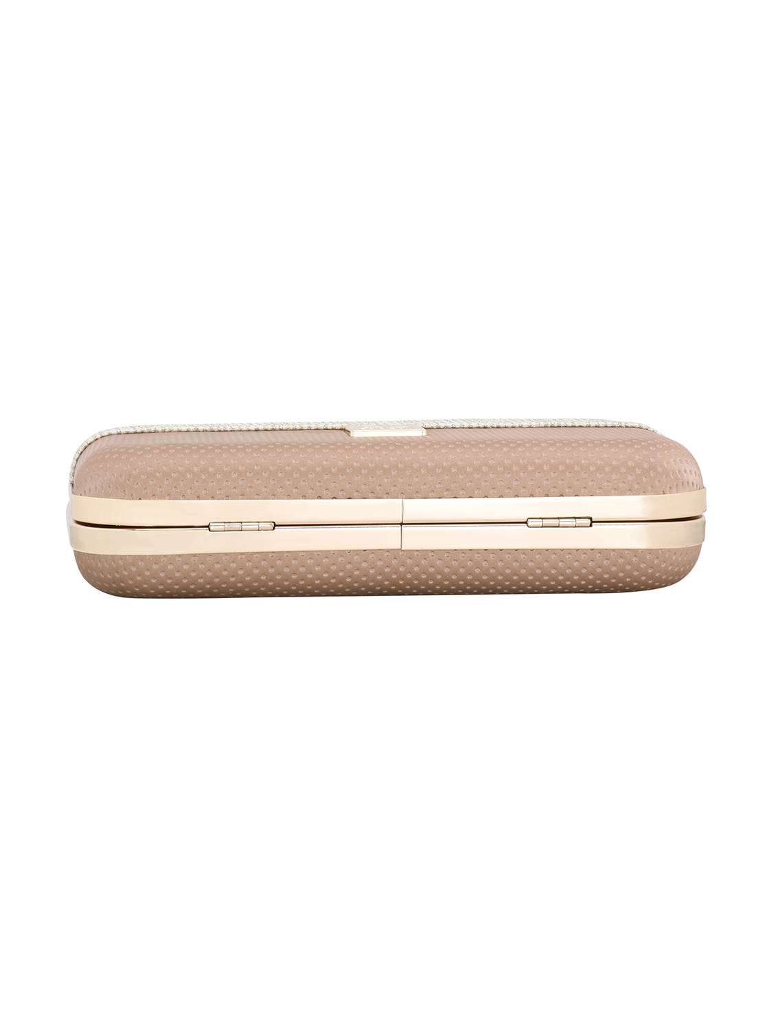 pink textured box clutch - 18393961 -  Standard Image - 3
