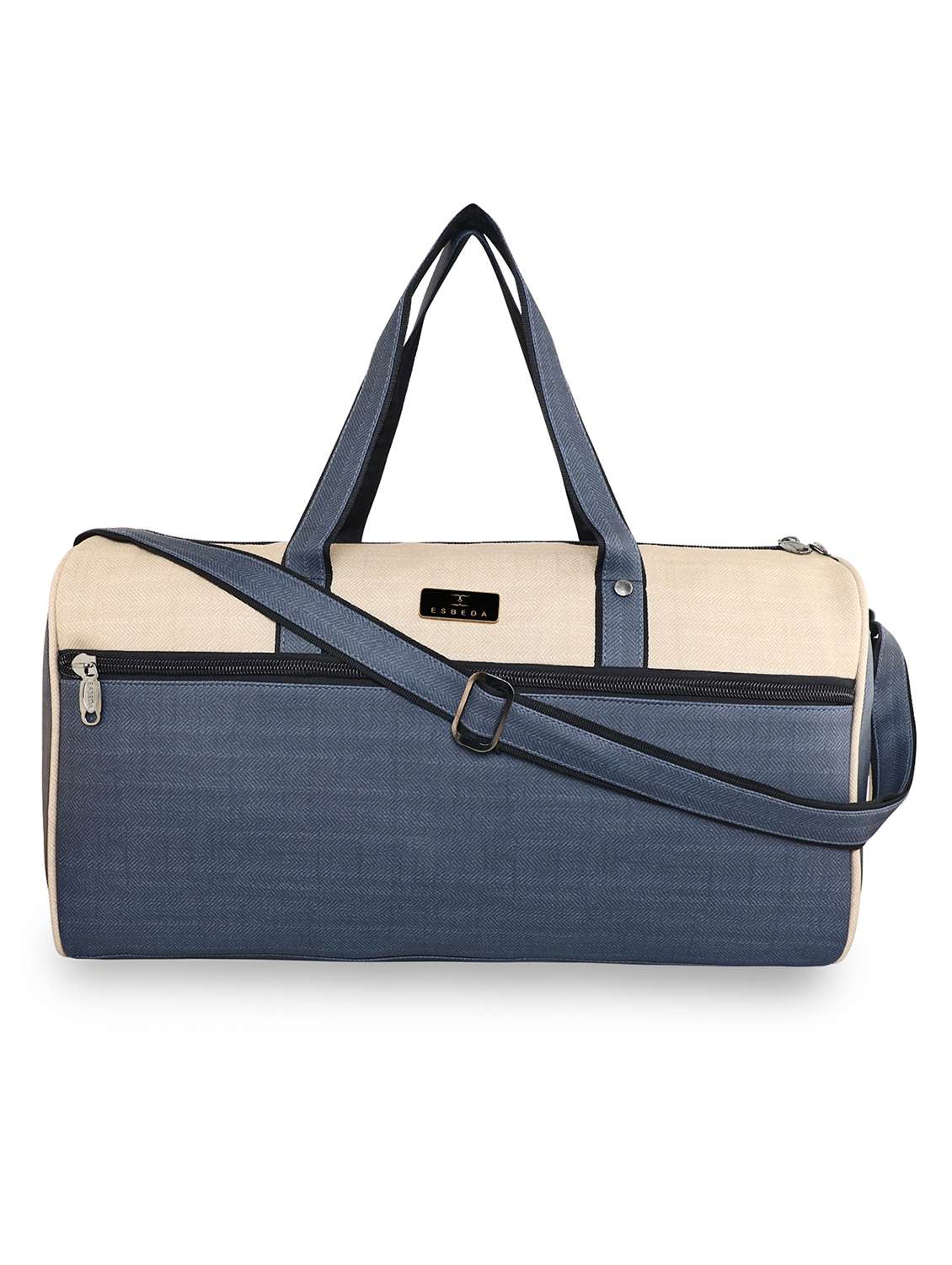 blue leatherette (pu) dufflebag - 18394035 -  Zoom Image - 0
