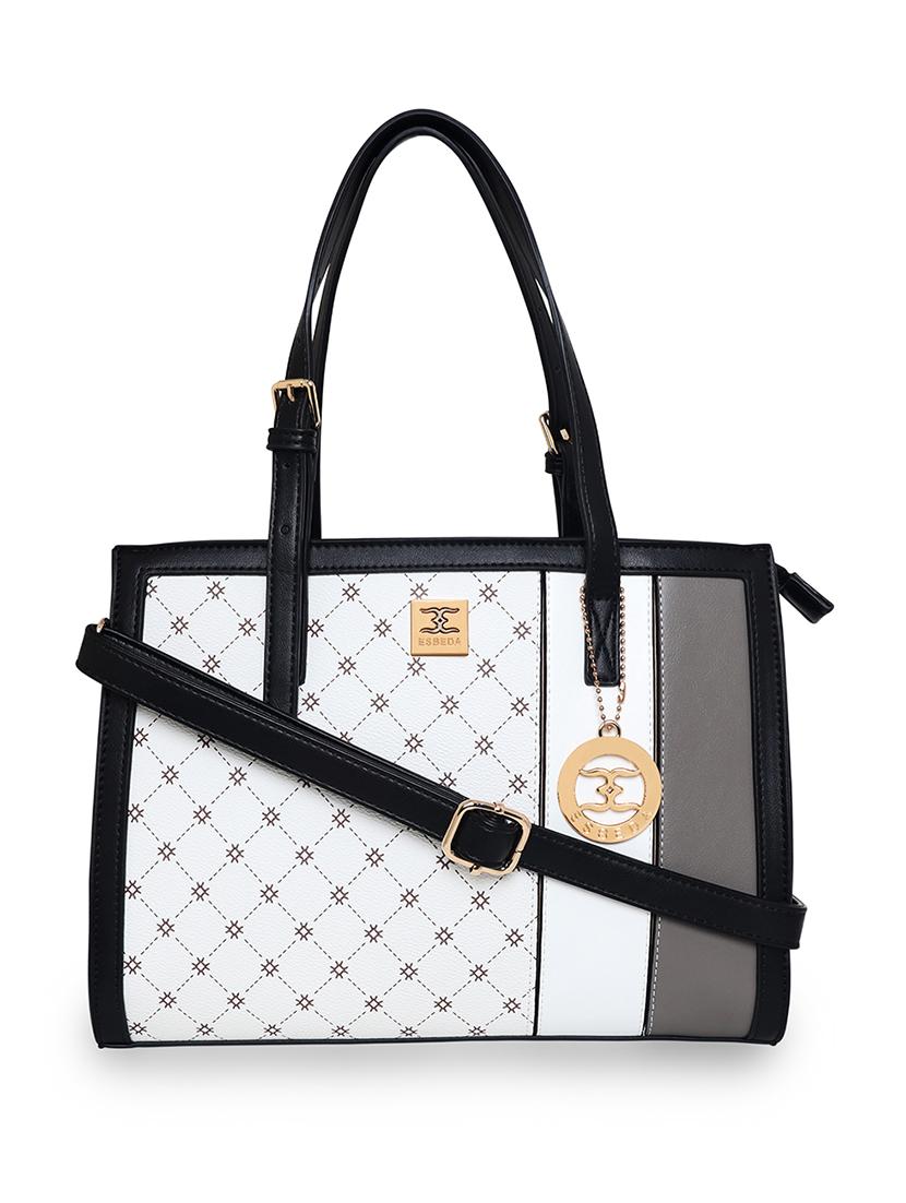 black leatherette (pu) handbag - 18394088 - Zoom Image - 0