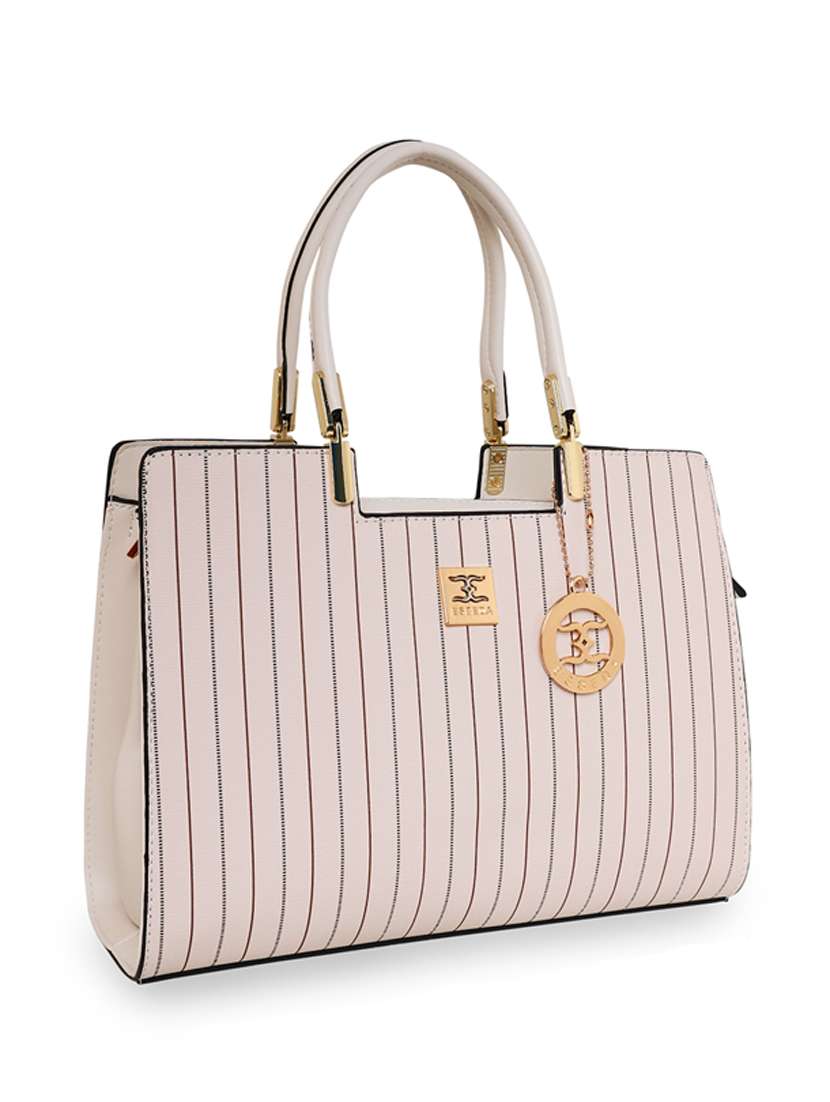 white leatherette (pu) handbag - 18394110 - Standard Image - 3