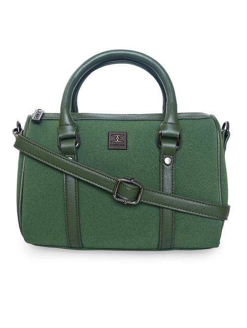 green leatherette (pu) handbag - 18394186 -  Standard Image - 0