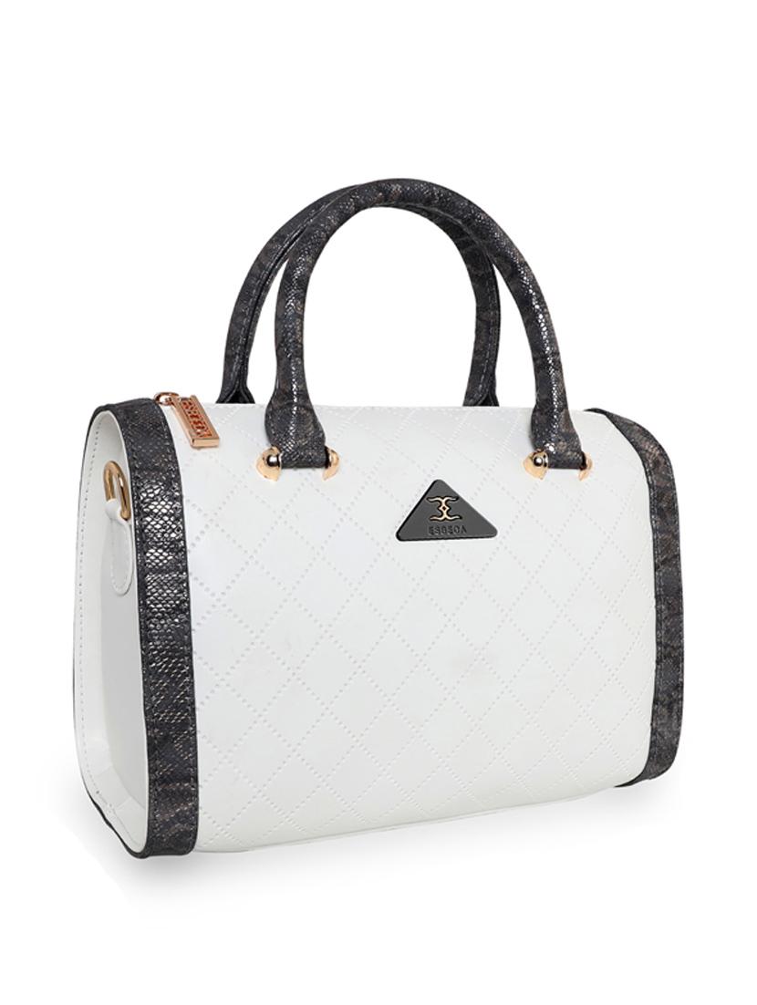 multi colored leatherette (pu) handbag - 18394189 - Standard Image - 3