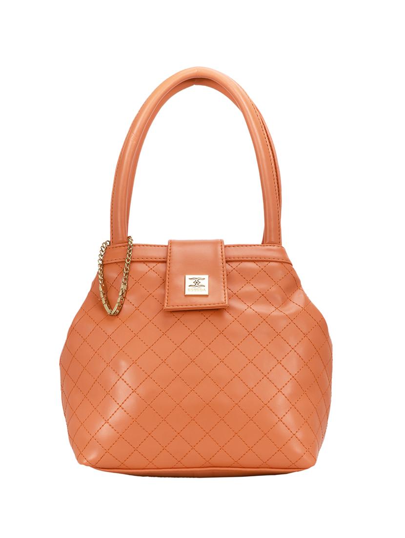 orange leatherette (pu) handbag - 18394208 - Zoom Image - 0