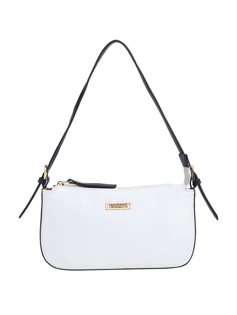 white leatherette (pu) handbag - 18394238 - Zoom Image - 0
