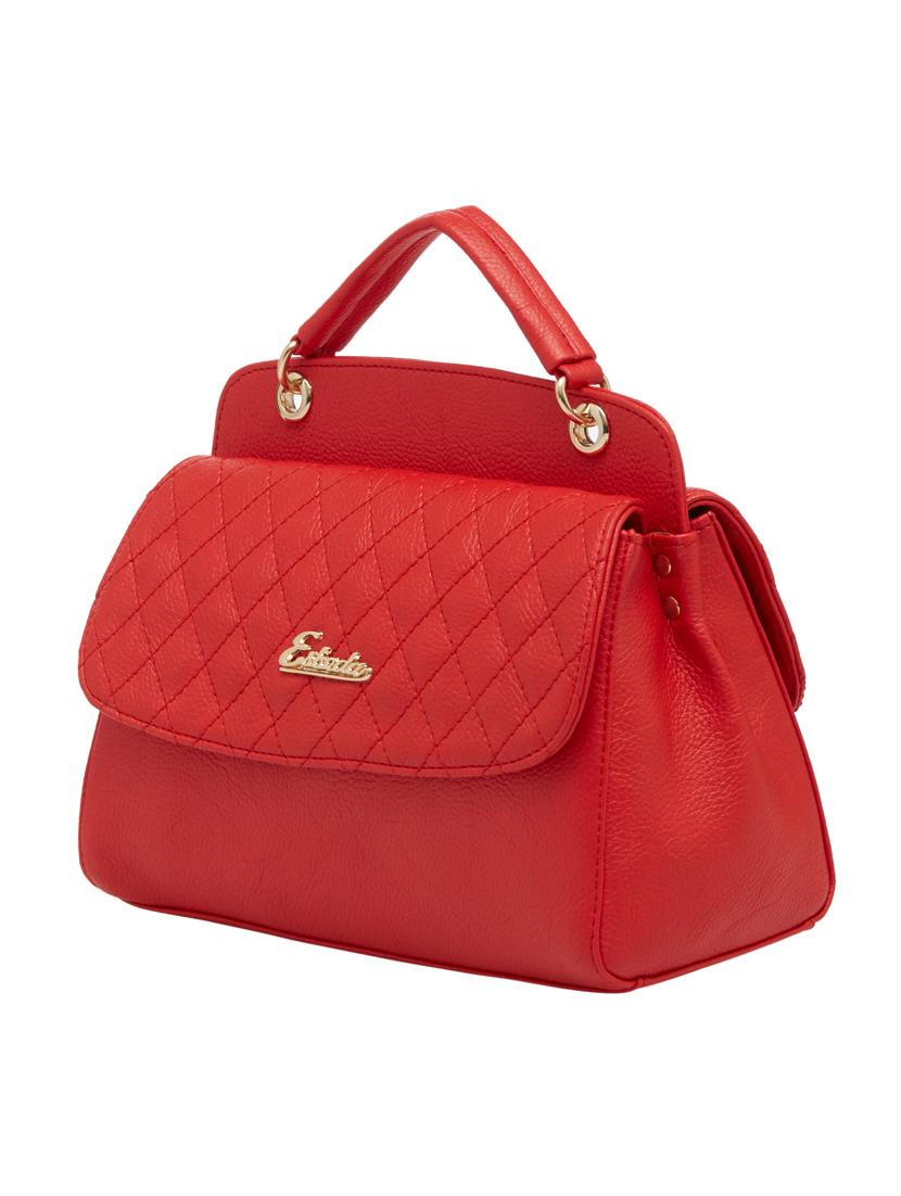red leatherette (pu) handbag - 18394260 - Standard Image - 3