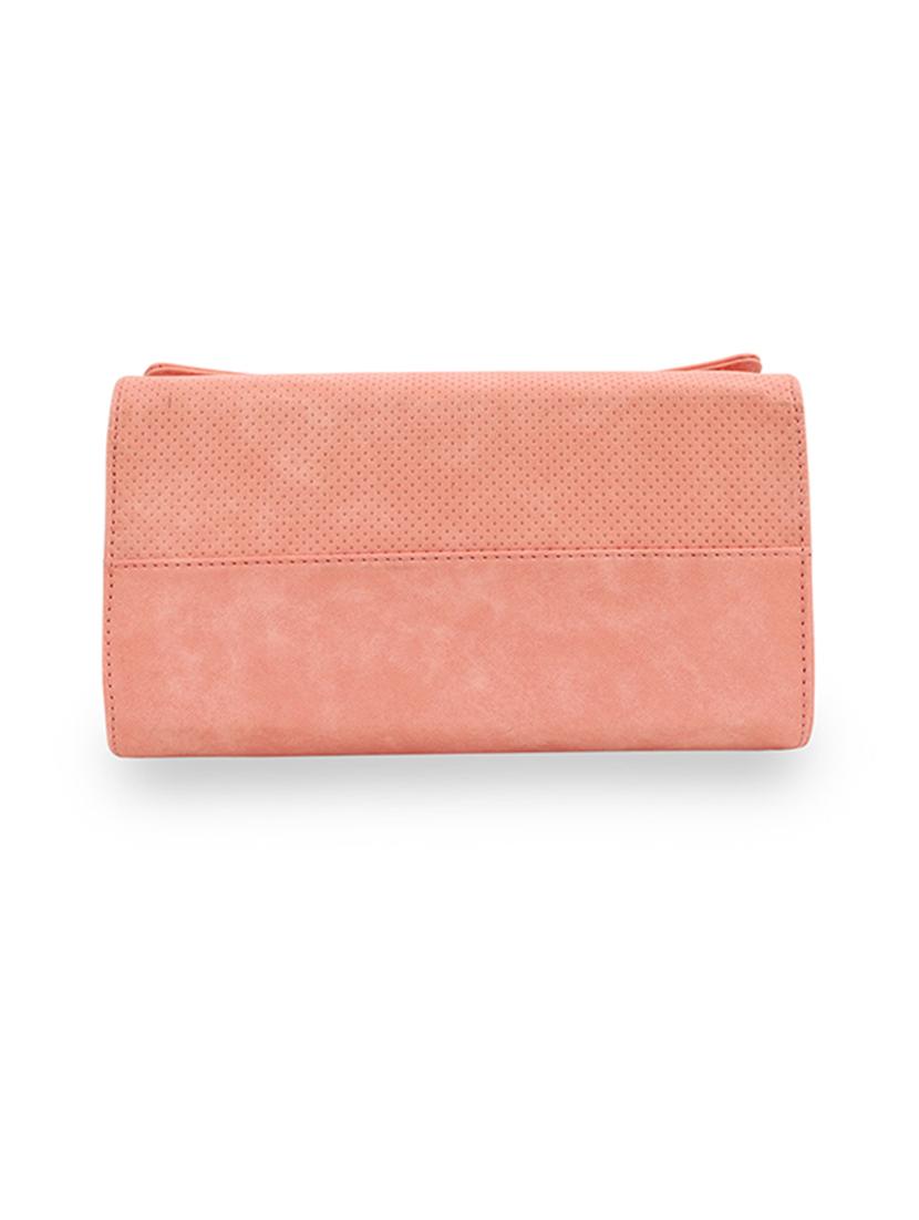 pink leatherette (pu) handbag - 18394323 - Standard Image - 5