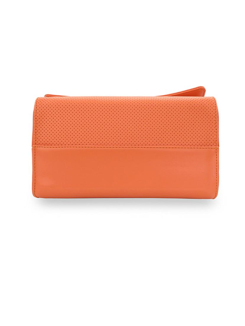 orange leatherette (pu) handbag - 18394327 - Standard Image - 5