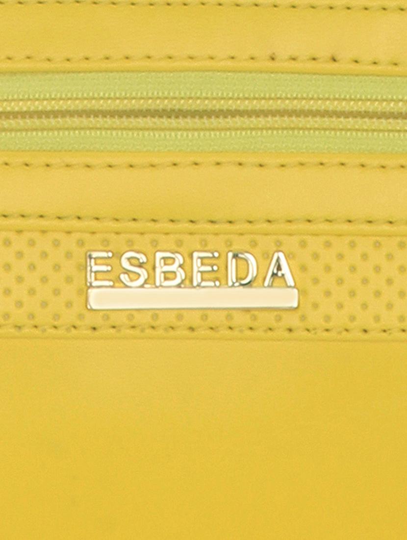 yellow leatherette (pu) handbag - 18394333 - Standard Image - 3
