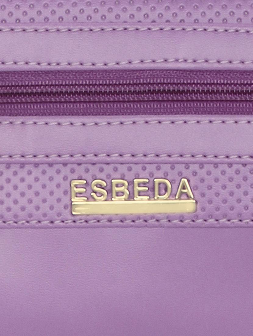 purple leatherette (pu) handbag - 18394336 - Standard Image - 3