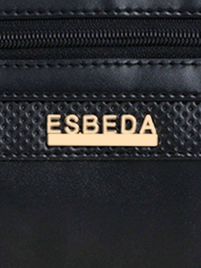 black leatherette (pu) handbag - 18394340 - Standard Image - 3