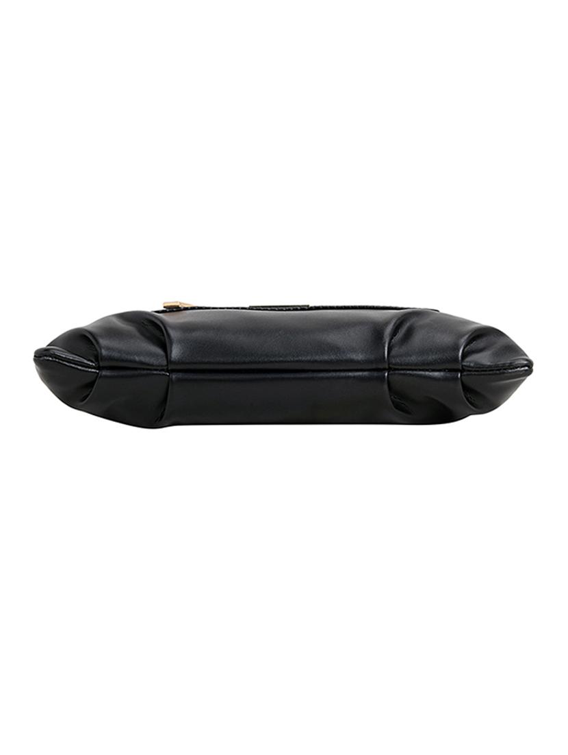 black leatherette (pu) handbag - 18394340 - Standard Image - 5