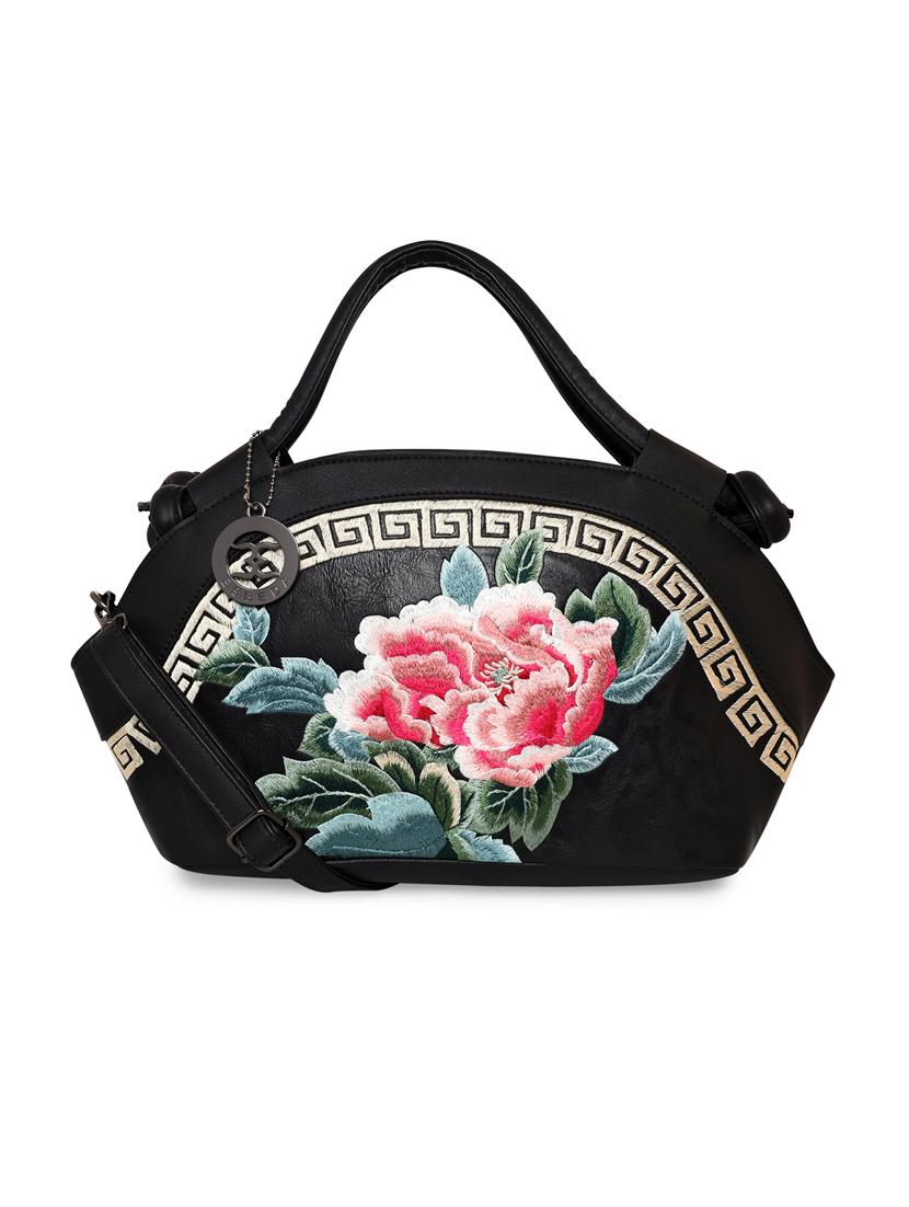 black leatherette (pu) handbag - 18394344 -  Zoom Image - 0