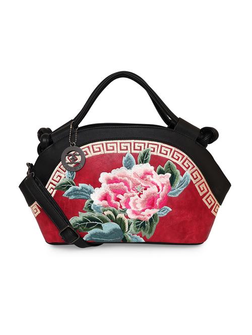 red leatherette (pu) handbag - 18394350 -  Standard Image - 0