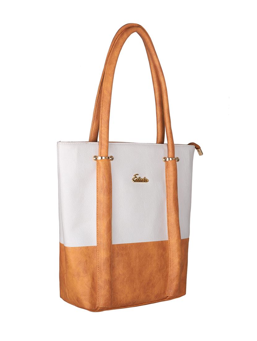 orange leatheretteregular handbag - 18394365 - Standard Image - 3