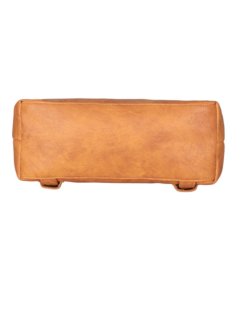 orange leatheretteregular handbag - 18394365 - Standard Image - 5