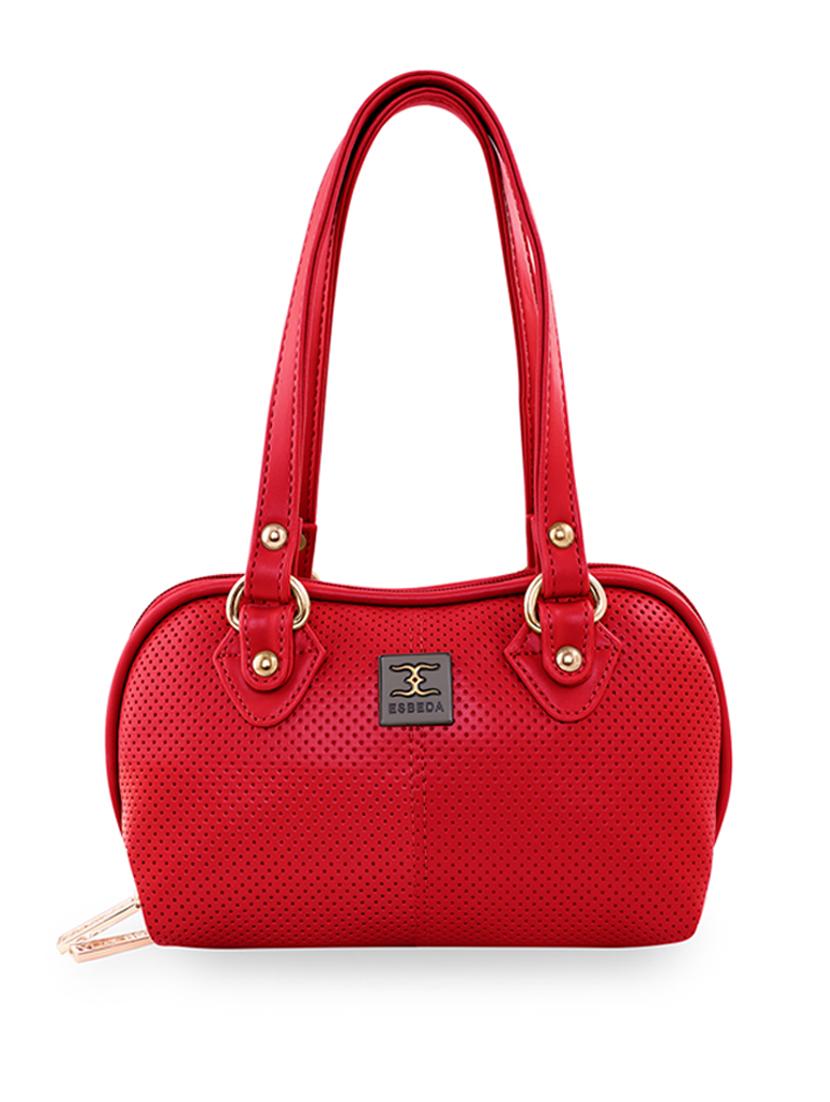 red leatherette (pu) handbag - 18394397 - Zoom Image - 0