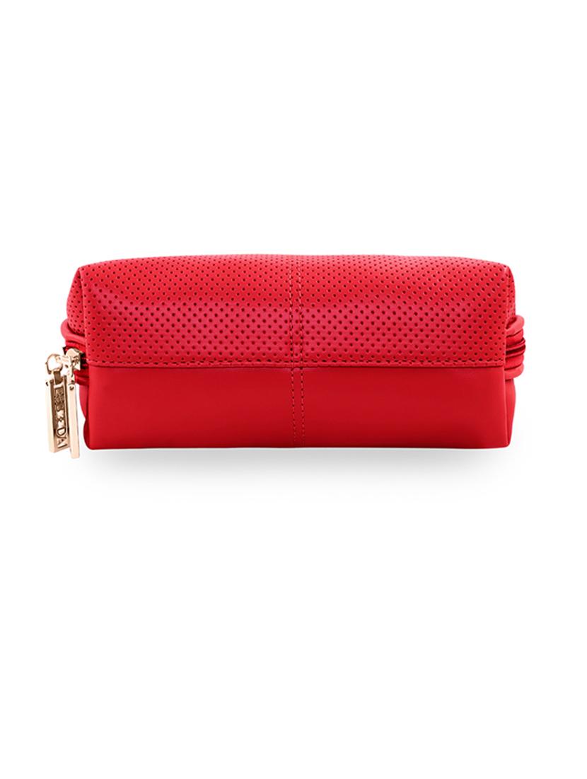 red leatherette (pu) handbag - 18394397 - Standard Image - 5