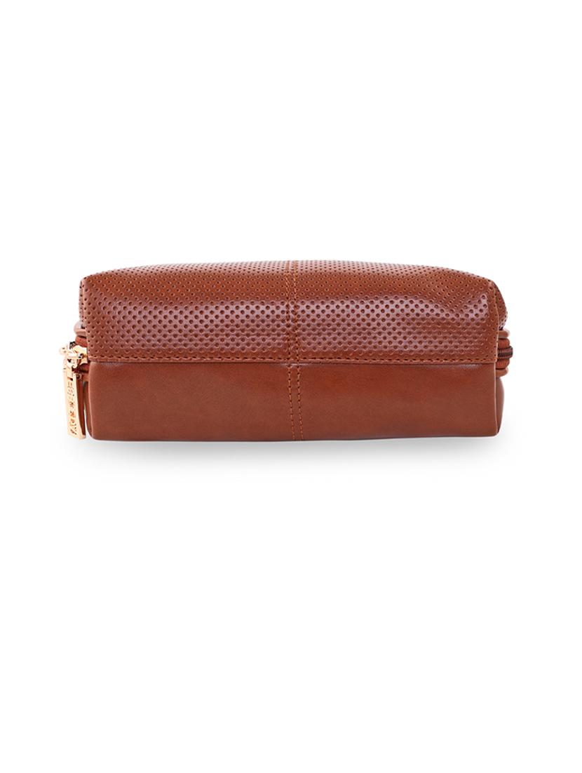tan leatherette (pu) handbag - 18394398 - Standard Image - 5