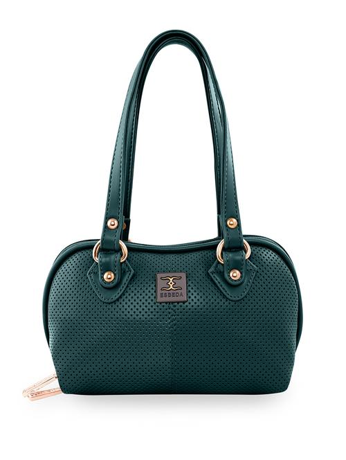 green leatherette (pu) handbag - 18394403 -  Standard Image - 0