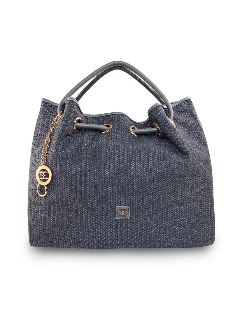 grey leatherette (pu) handbag - 18394443 - Zoom Image - 0