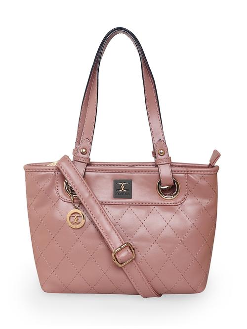orange leatherette (pu) handbag - 18394474 - Standard Image - 0