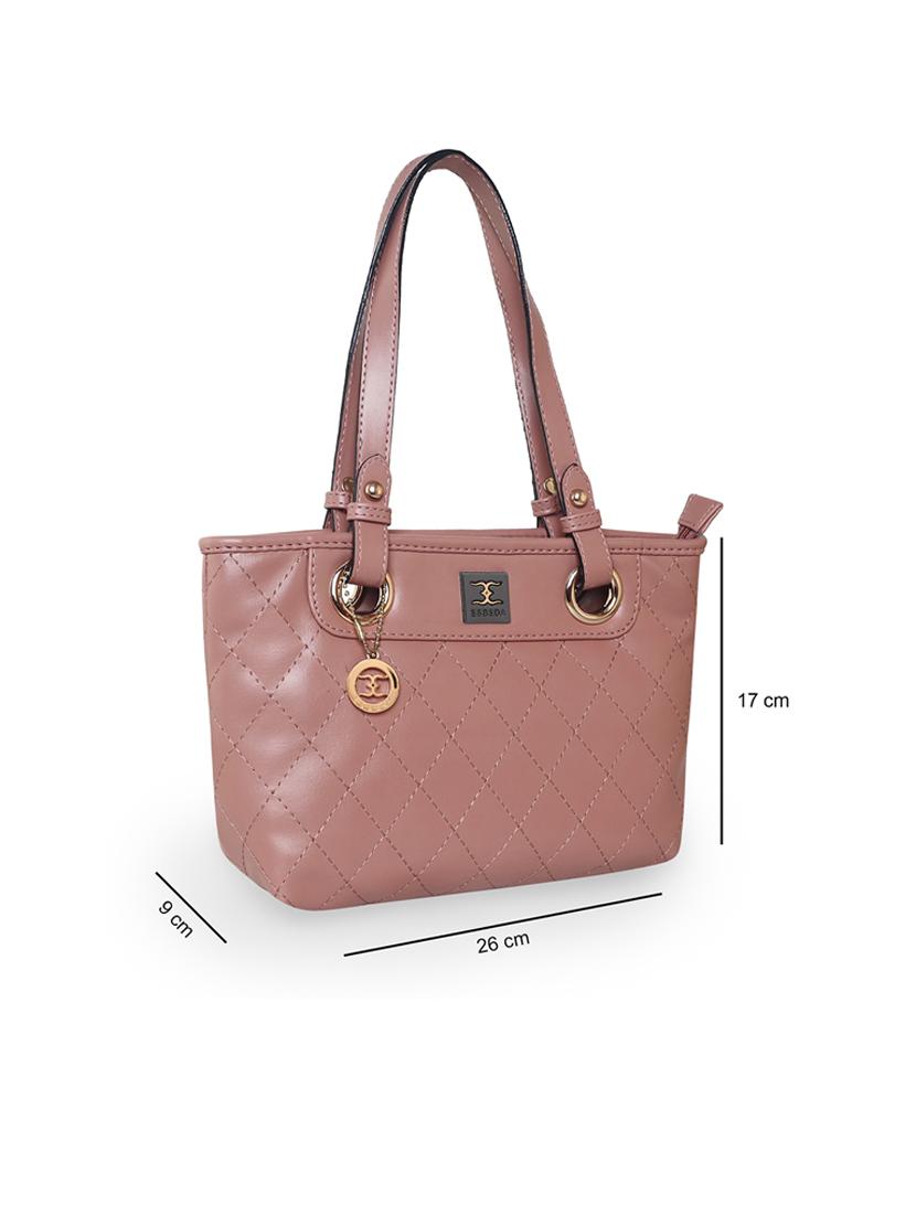 orange leatherette (pu) handbag - 18394474 - Standard Image - 5