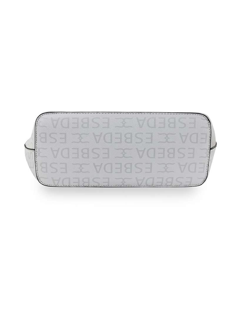 white leatherette (pu) handbag - 18394504 - Standard Image - 5