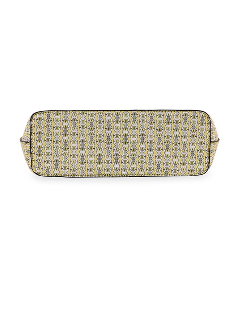 yellow leatherette (pu) handbag - 18394509 - Standard Image - 5